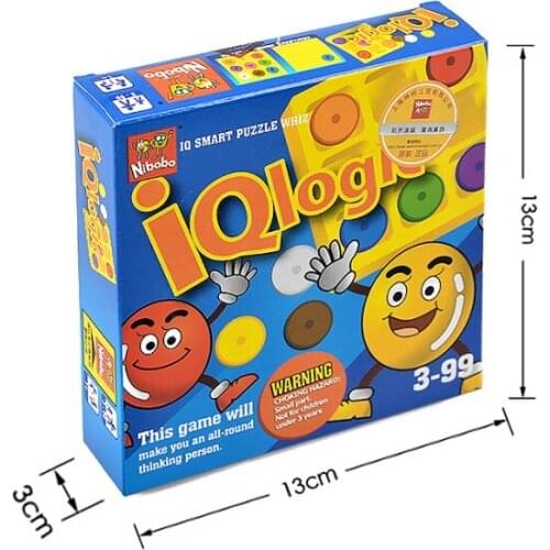 Quality IQ Logic Puzzle Game Mind Brain teaser Educational Puzzles Gift for Children Kids