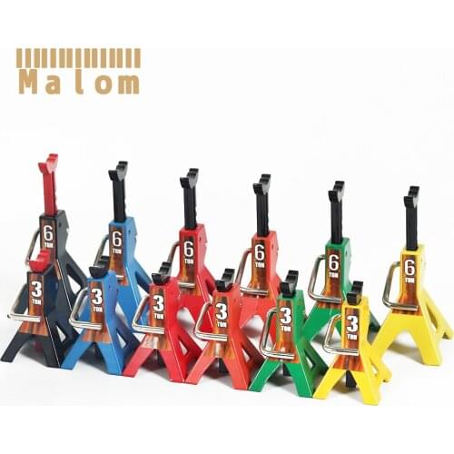 1PCS Metal Height Adjustable 3T 6T Jack Repair Stand for 1/10 RC Crawler Car Traxxas TRX4 TRX6 CC01 D90 D110 Axial SCX10 90046