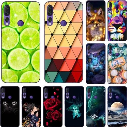 Fashion Phone Case for Lenovo Z5S Cover Printing Cute animal Flower Printed Soft Silicone Phone Case