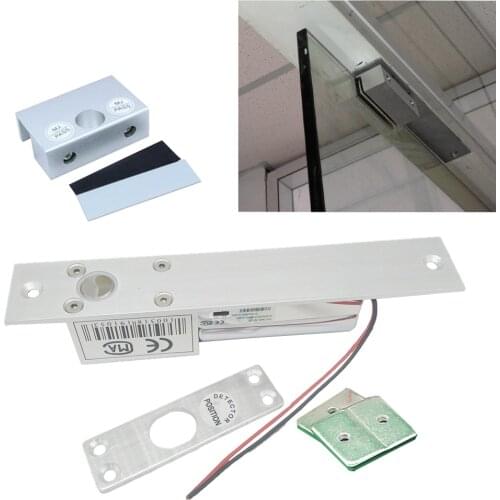 DC 12V Two Wire Low Temperature Electric Mortise Glass Door Lock Fail Safe Electric Bolt Lock