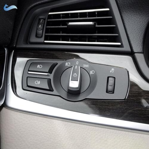 New ABS Chrome Interior Heading Switch Button Cover Trim for BMW X3 X4 F25 5 / 7 Series F10 F18 525 528