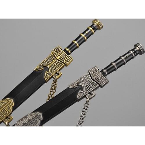 NEW Sword Scabbard Toy The Kings of Yue/Qin Sabre Sword Weapon Model Toy 1/6 Scale Action Figure Accessories Ancient Weapon Mode