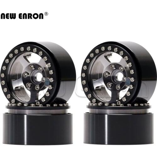 NEW ENRON Alloy 1.9" 56*44*30 Beadlock Wheels Hub Rims Tires for 1/10 RC Car Crawler Tamiya CC01 jimny Axial SCX10 Traxxas TRX-4