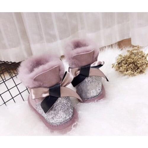 New Fashion Australia Boots Top Quality Genuine Leather Snow Boots Women Winter Boots Thick Plush Female Winter Ankle Boots