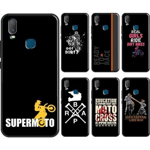 Racing Motorcycle Motocross Sport Cover For Vivo V20 SE Y11 2019 Y1S Y12 Y17 Y30 Y50 Y81 Y91C V11 Y20 i V17 Neo Phone Case