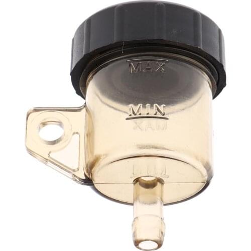 Plastic Universal Rear Brake Fluid Reservoir Oil Cup Fit for Motorcycle Motorbike Dirt Bike Quad Bike ATV