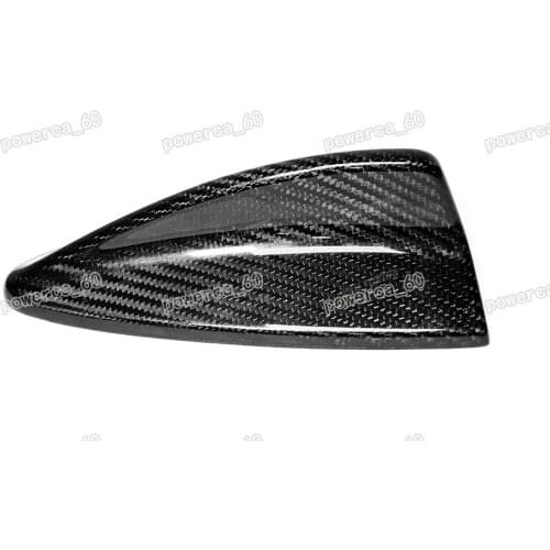 Fit For BMW E90 E92 & M3 E46 2004-2013 Carbon Fiber Antenna Cover Roof Shark Fin Trim 1pcs