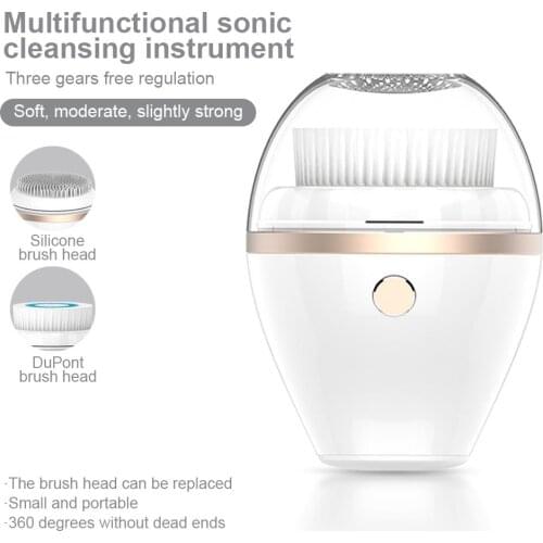 Professional Electric Face Cleaners Facial Cleansing Brush Face Deep Cleaning Brush Pore Cleaner Washer Blackhead Acne Remover