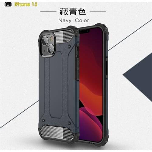For Cover iPhone 13 Case For iPhone 13 Capas Back PC Armor Shockproof Cover For iPhone 6 S 7 8 Plus SE 2 12 Pro Max Mini Fundas