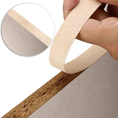 PVC Furniture edge banding strip Hot Melt adhesive sealing tape wood veneer sheet for Cabinet Desk Surface Edging Protector