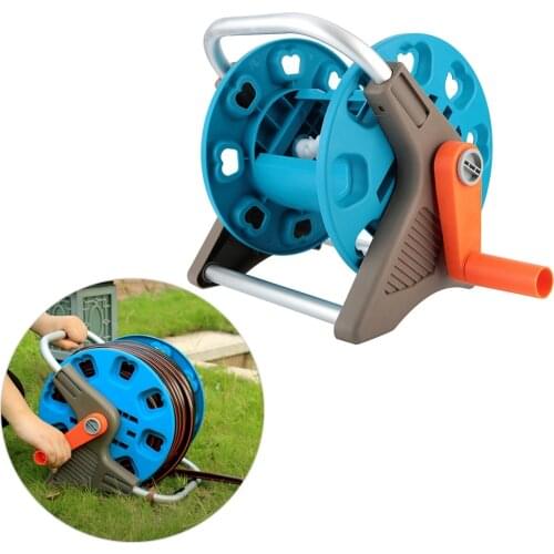 G1/2 Water Pipe Garden Watering Trolley Reel Hose Rack Storage Holder Rack for garden irrigation, car washing, home cleaning