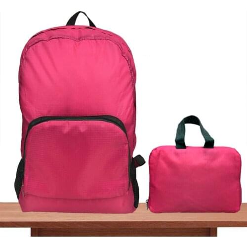 New High Quality Nylon Folding Backpack Women Lightweight Outdoor Hiking Travel Backpack Men Waterproof Portable Camping Daypack