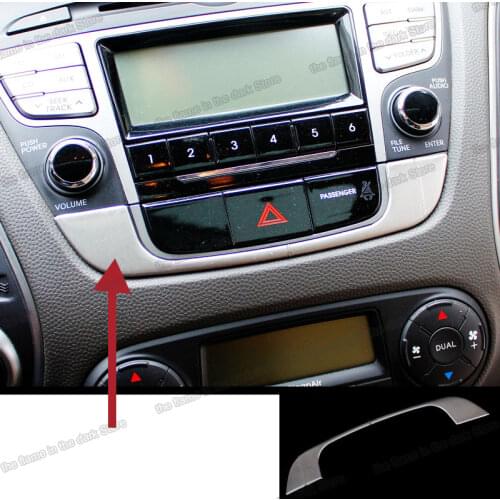 Lsrtw2017 car warning light button panel trims for Hyundai IX35 tucson ix 2009 2010 2011 2012 2013 2014 2015 Accessories