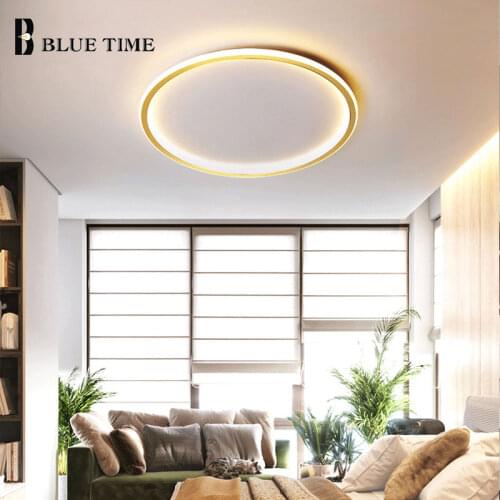Modern Led Ceiling Light Home Led Chandelier Ceiling lamp for Living room Bedroom Dining room Kitchen Luminaire Black Gold White