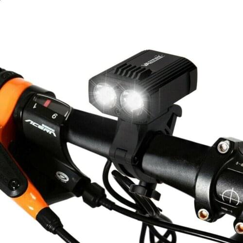 Smart bicycle light with built-in battery, rechargeable USB, super bright night riding dual lights, outdoor riding headlights