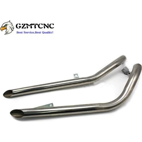 XVS400/650 Exhaust Pipe Sports Sound & Burnt Muffler Silencer Vent Pipe With for Yamaha Drag star V-star XVS 400 650 650A