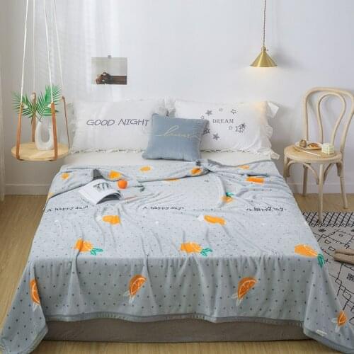 Fruit High quality Thicken plush bedspread blanket 200x230cm High Density Super Soft Flannel Blanket for the sofa/Bed/Car