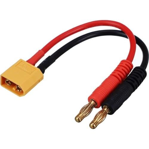 XT60 to 4.0 Banana Plug Balance Charge Cable for RC Helicopter Quadcopter XT60 Lipo Battery Plug Charger