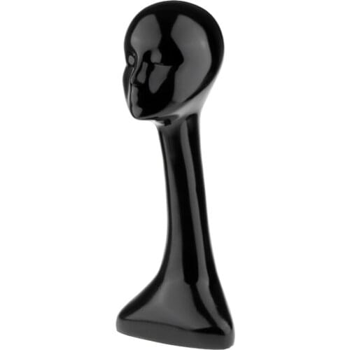 21'' Professional Manikin Head/Long Neck Showcase Mannequin/Scarf Wigs Hat Necktie Display Head