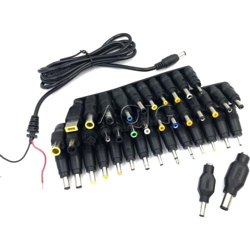 40pcs 5.5*2.1mm Female jack Dc Plug for Laptop Ac Power Charging Adapter Computer Tips Connector for dell Lenovo for Hp Notebook