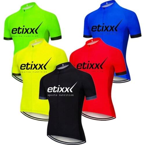 ETIXXL Bike Team Cycling Jersey Men 2019 Pro MTB Bicycle Clothing Maillot Ciclismo Summer Short Sleeve Bike Jersey Cycling Shirt