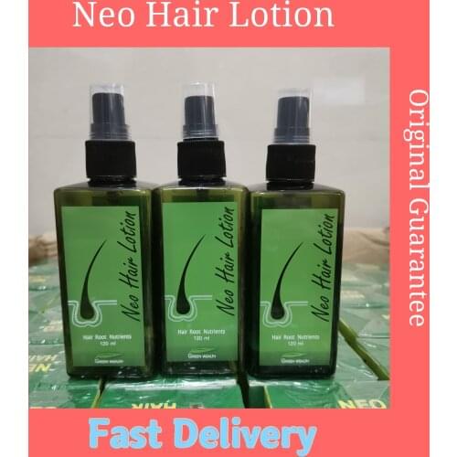 3 pcs Neo Hair Lotion 120ml Hair Treatment Hair Root nutrients Stop Hair Loss Growth 100% Original