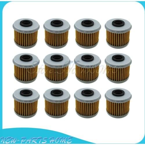 12x Oil Filters For Honda CRF150F CRF450X CRF250X CRF150R CRF250R CRF450R TRX450R TRX450ER CRF150RB