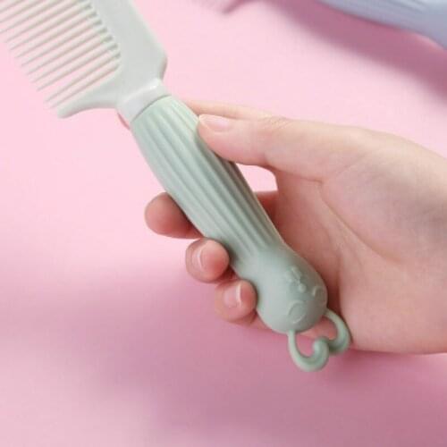 Hairdressing comb Korean anti-static plastic curly hair smoothing comb