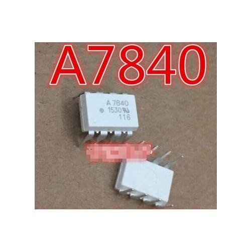 Qixinruite 10pcs HCPL-7840 new imported original in-line DIP8 patch sop8 a7840 optocoupler amplifier
