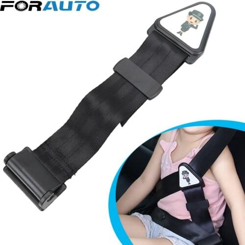 FORAUTO Children Kid Car Safety Belt Car Baby Safety Seat Strap Belt Buckle Adjuster Seat Belt Correction Tape Universal