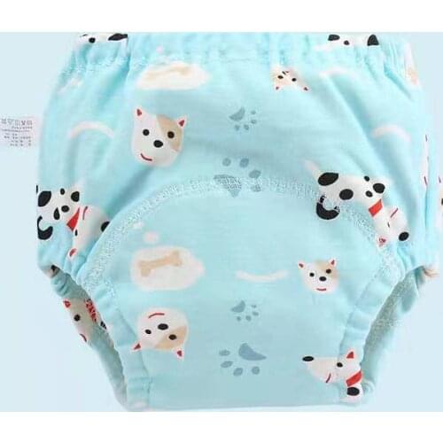 Training pants baby training pants 6 layer gauze baby learning pants newborn can wash and separate diaper cotton