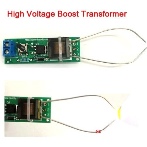 DC 3V-5V 5A Arc Generator High Voltage Boost Transformer DIY Kit Electronic Lighter