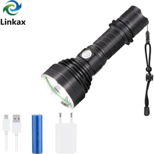 XML L2 LED Rechargeable Flashlight 10W Stronger Torch 18650 Battery 6 Modes Waterproof Outdoor Camping Powerful Led Flashlight