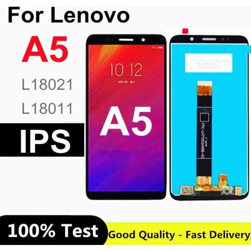 5.45" Tested LCD For Lenovo A5 L18021 L18011 L18081 LCD Display + Touch Panel Screen Digitizer Assembly for Lenovo A5 LC