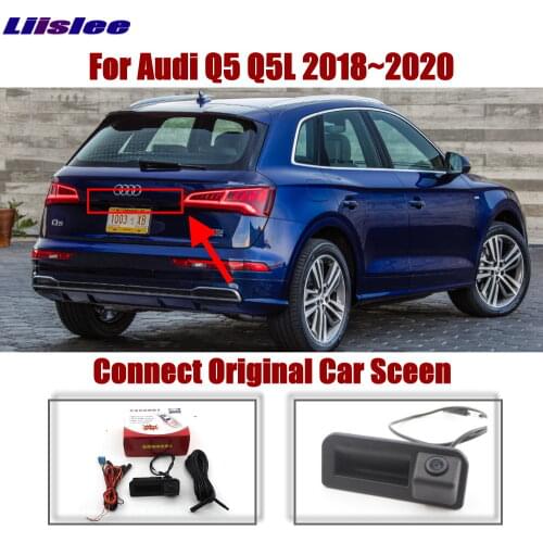 Car Parking Rear Camera For Audi Q5 Q5L 2018 2019 2020 Original Screen Upgrade System CAM Reverse Dynamic Trajectory Image