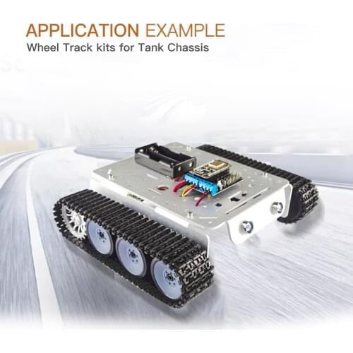 TP200 Hot New Smart Tank Chassis DIY Car Chassis UNO R3 Car 9V150rpm Motor with Code Plate Speed Measurement