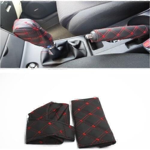 Car gear lever cover for renault clio 4 mercedes w204 amg opel insignia kia picanto passat b6 vw polo 6r