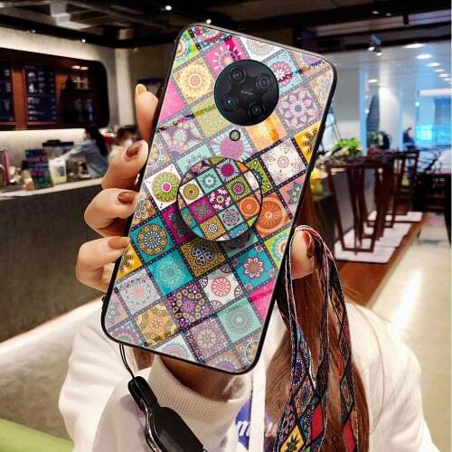 For REDMI K30PRO NOTE6PRO NOTE9T Decorative pattern phone case for XIAOMI POCO F3 MAX2 MIX2S MIX3 Case magnetic suction bracket