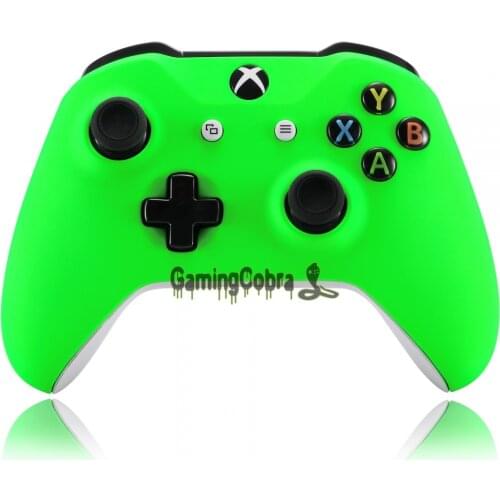 EXtremeRate Custom Personalized Neon Green Replacement Top Shell for Xbox One X & One S Controller