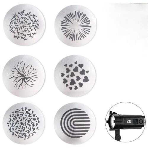 GODOX SA-09-002 GOBO Sets for S30 LED Light Creative Effects