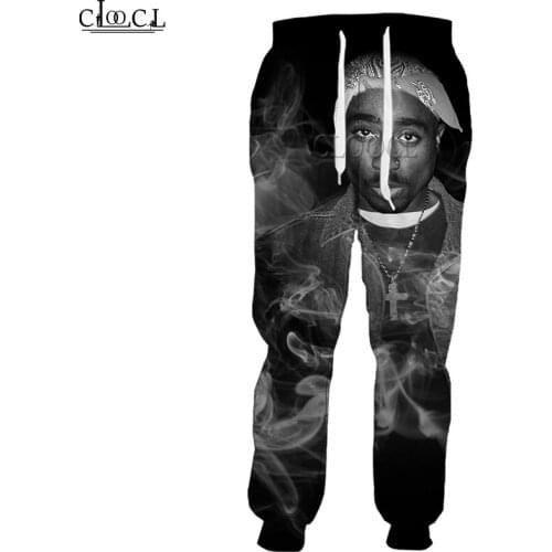HX Newest Rapper Amaru Shakur 2pac Tupac 3D Print Trousers Men Women Popular Streetwear Trousers Harajuku Pant Drop Shipping