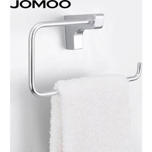 JOMOO Heavy Duty Bathroom Towel Ring Brass Towel Holder Rustproof Bathroom Hardware 934806-1D-I011