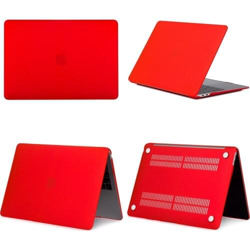 Matte Laptop Case For MacBook Air Pro Retina 11 12 13.3 15.4 Cover New Pro 13 15 with Touch Bar New Air 13 with Keyboard cover