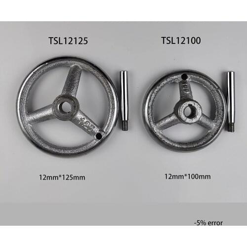 Metal handwheel milling machine CNC lathe 3D printer spoke handwheel wavy wheel bakelite three-wheel handwheel cast iron chrome