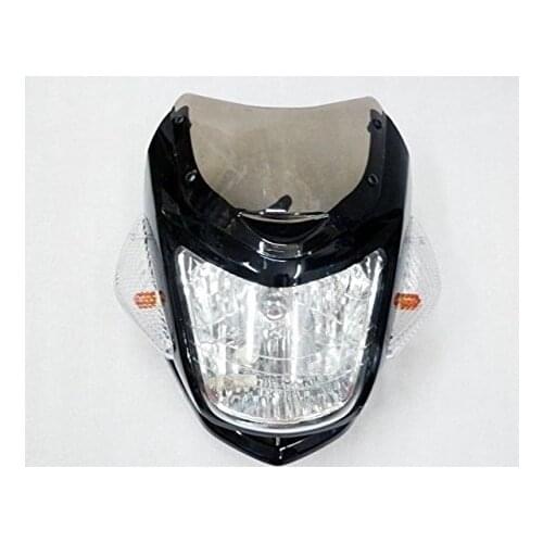 Motorcycle Black Streetfighter Nake Bike headlight Cafe Racer Custom For Ducati Suzuki Honda Yamaha Kawasaki