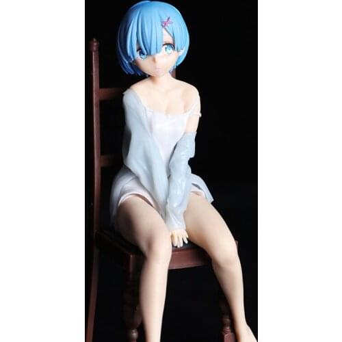 20cm Re:Life In A Different World From Zero Rem Japanese Anime Cartoon Desk Ornaments Figure Toys Collection Car Decoration Hot