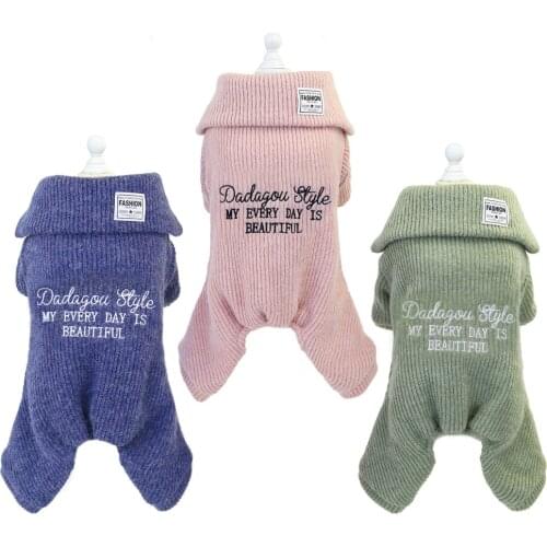 New Dog Clothes Thicken Winter Warm Fleece Puppy Pet Coat Jacket For Small Dogs Dog Jumpsuit Chihuahua Clothing Overalls Outfits