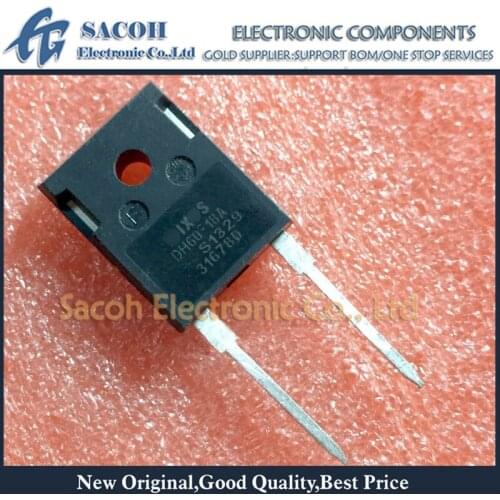 Free Shipping 10Pcs DH60-18A or DH60-16A or DH60-14A TO-247 60A 1800V High Voltage Fast Recovery Diode