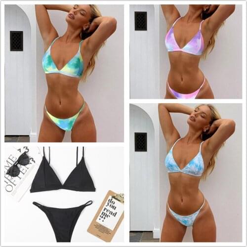 New Bikin Swimwear Women Swimsuit Sexy Push Up Micro Bikinis Set Swimming Bathing Suit Beachwear