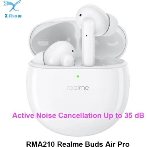 RMA210 Original Realme Buds Air Pro TWS Earphone Blutooth 5.0 Active Noise Cancellation Dual Mic Realme S1 Chip Waterproof